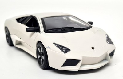Burago 1/24 Lamborghini Reventon Matt White Supercar Diecast Scale Model Car