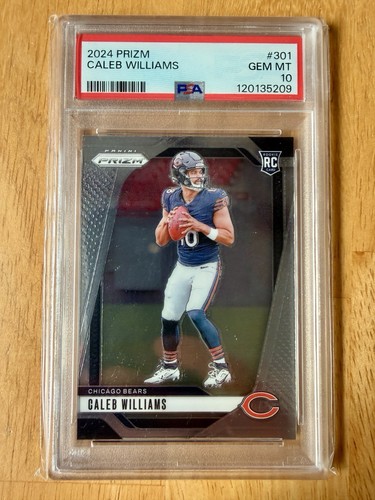 2024 Prizm - Caleb Williams #301 Rookie (RC) PSA 10 GEM MINT
