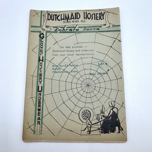 Dutchmaid Strumpfwaren & Unterwäsche Katalog 20er 30er Antik - Vintage BH Panty