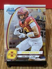 2024 Bowman University U Chrome Football Jayden Higgins Iowa State Rookie