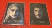 Lote de Cartas de Galería Juego de Tronos Temporada 3 PC5 Jon Snow PC6 Daenerys Targaryen