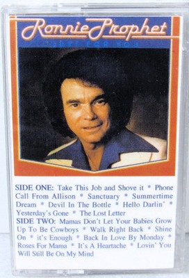 Ronnie Prophet Just For You Cassette Prophet Records
