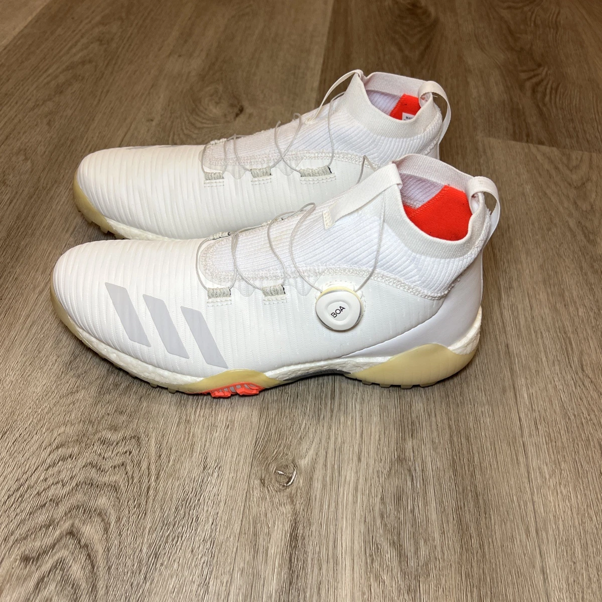 adidas CodeChaos BOA Golf White Solar Red for Sale | Authenticity