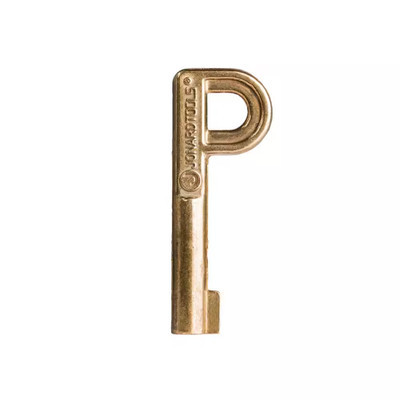 Jonard Tools, TTK-225, P Key, for Self Lock Pedestal Lock, Brass, Gold, 1 Count