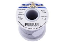 60/40 Tin Lead Rosin Core Solder Wire 0.032" 1lb for Electrical Soldering