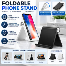 Universal Foldable Phone Tablet Stand Portable Adjustable Desk Holder