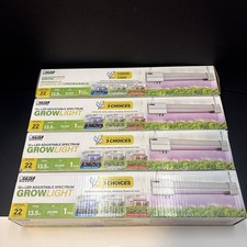 Lot Of 4 Feit Electric 12 Led 3 Adjustable Spectrum Plant Grow Light
