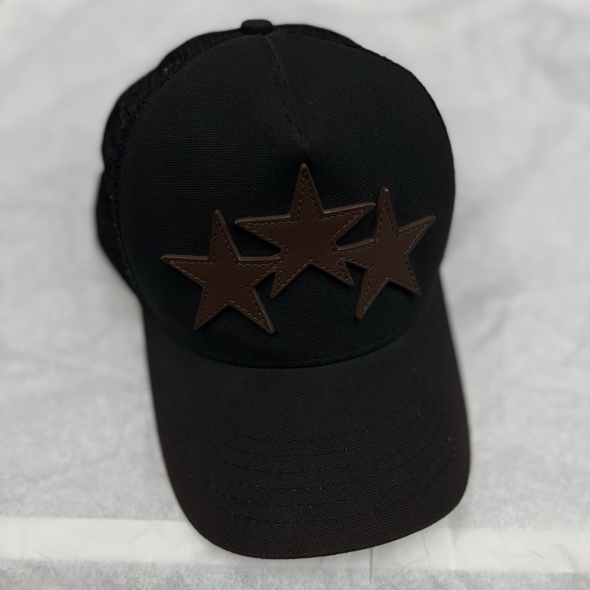 【希少】Amiri 3 STAR TRUCKER HAT キャップ Amiri 3 Star Trucker Hat ' Black Brown ' | GOOD CONDITION! | eBay