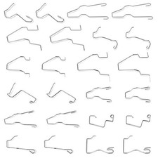 24pcs Headlight Bulb Retaining Clip Set for Automotive H1 H3 H4 H7 Bulbs