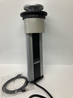 Pop Up Küche Schreibtisch Schminktisch Büro Schreibtisch Steckdose mit 2 USB-Anschlüssen