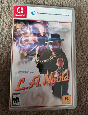 Rockstar Games L.A. Noire Nintendo Switch Action Adventure M 2017 NTSC-U/C