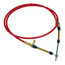 80604 B&M Performance Shifter Cable - 4-Foot Length - Red