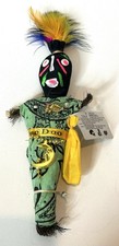 NEW ORLEANS VOODOO DOLL  Straw Body heavy head little bag Jewelry