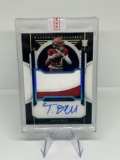 2023 Panini National Treasures Midnight #193 Tank Dell Autograph Auto /20