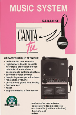 CANTA TU Karaoke Giochi Preziosi SME 40 Vintage Doppia Cassetta