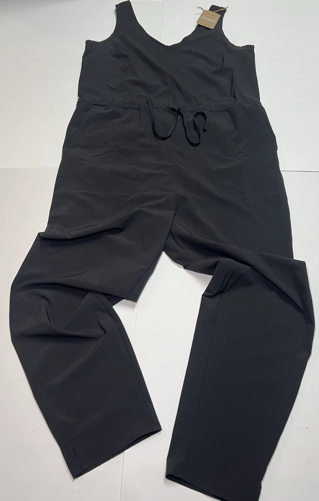 Patagonia Fleetwith Jumpsuit Womens L Black NWT Lightweight Outdoor