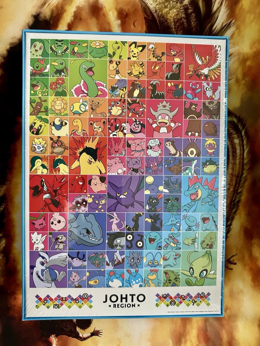 Pokémon Center Original (Exclusive) Johto Rainbow Puzzle