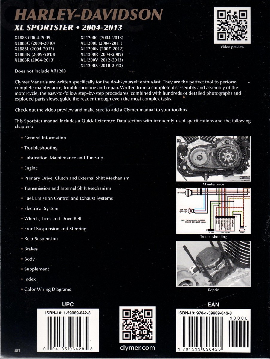 ハーレーダビッドソン XLスポーツスター マニュアル 2004-2013 Harley Davidson サービスマニュアル 04−13 XL : ネオ