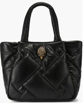   SALE $295 NEW w TAG KURT GEIGER KENSINGTON SOFT LEATHER PUFF TOTE SHOPPER BAG