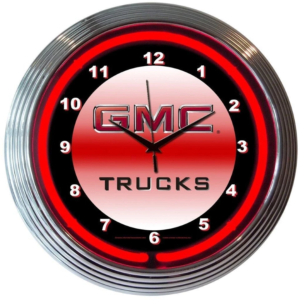 Neonetics 8GMCXX GMC Truck 15 Inches Neon Clock