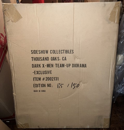 SIDESHOW EXCLUSIVE DARK X-MEN Team-up STATUE Polystone Diorama 115/150 NIB New - Picture 7 of 8