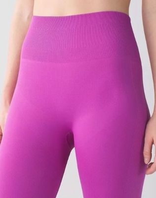 1Lululemon ZONE IN TIGHT/COMPRESSION Sz8 Hi-Rise Wunder Under Pant