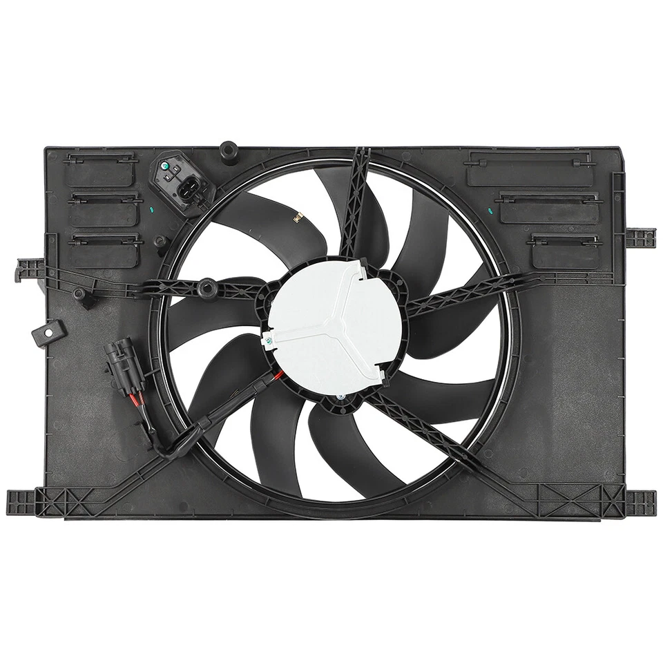 Electric Radiator Fan Assembly Fits 2016-2018 Fiat 500X 2015-2018 Jeep Renegade Foto 3 de 4