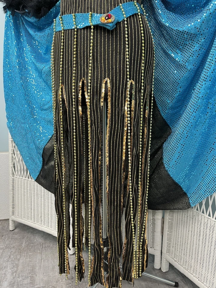 Costume Women S-M Mardi Gras Egyptian Cleopatra Halloween Pharaoh's Wife - Image 3 of 4