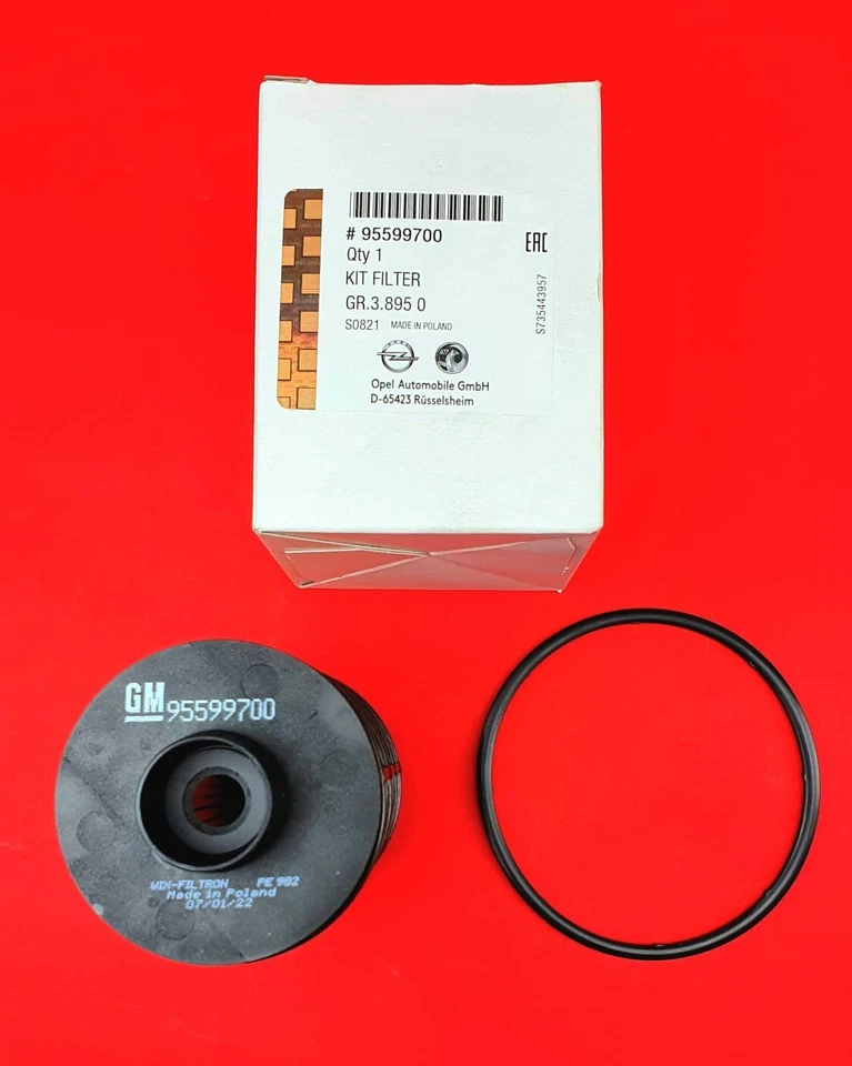 Original Opel de Combustible Diesel Astra Corsa Zafira Agila Tigra - 95599700 - Imagen 3 de 4