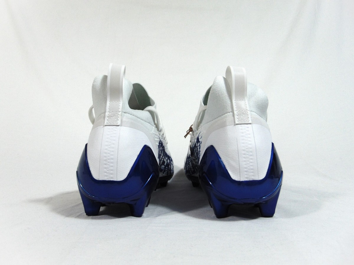 NEW Adidas Adizero Primeknit Football Cleats GV9621 Size 12.5 White Blue Adidas ADIZERO Mens 12.5 PRIMEKNIT Football Cleats White  main image 3