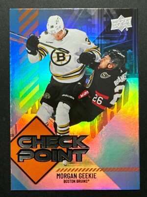 2024-25 UD Series 1 Morgan Geekie Check Point #CP-3 Boston Bruins