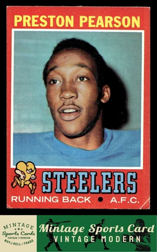 1971  Topps - Preston Pearson - Rookie RC #177 Steelers VG/EX