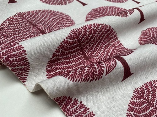 Mulberry Tree 100% Cotton Fabric Natural Home Decor Curtains Material 55" Wide - Picture 22 of 26
