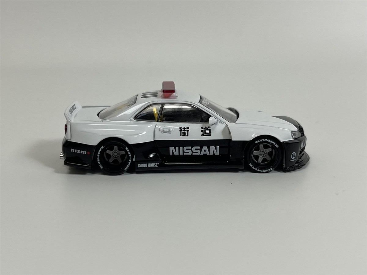 ミニカー R34GT-R KaidoWorks V2 Aero Police BLKLTD Fullscreen_capture_1232024_341