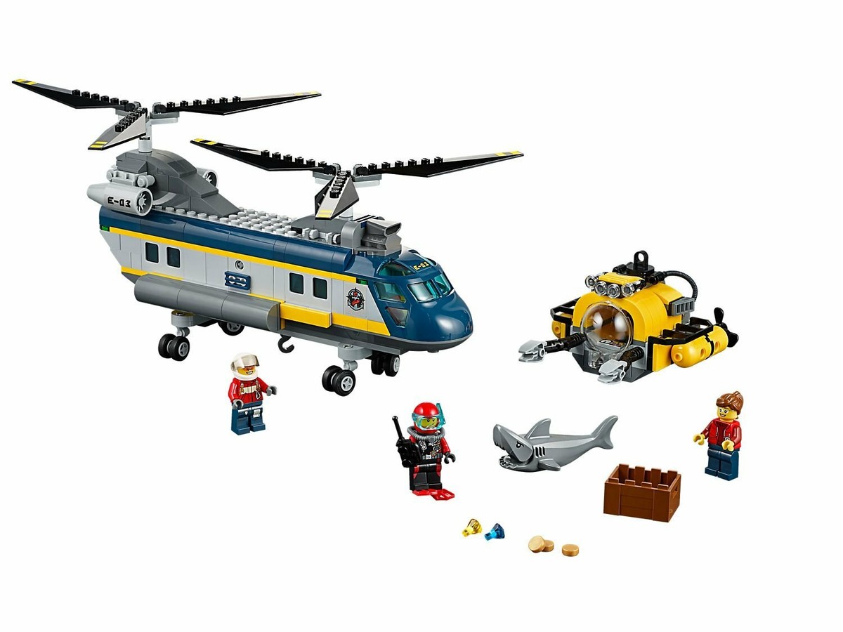 LEGO 60093 City Deep Sea Helicopter Rescue Stricken Divers At