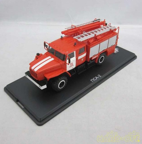 Herpa Psa-2 Fire Engine Mini Car Voronezh Russia modellino scala 1:72 NUOVO - Foto 9 di 12