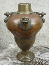 ancien pichet cruche buire en cuivre et bronze