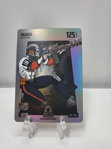 Bo Jackson Battle Arena Caliber Steel Silver Battlefoil Caleb Williams #SBF-8