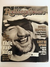 EDDIE VAN HALEN ROLLING STONE MAGAZINE ISSUE #705 APRIL 6, 1995 MORRISSEY 