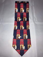 Coca Cola Ice Cold Coke Polar Bear Ice Hockey Red Blue Classic Neck Tie