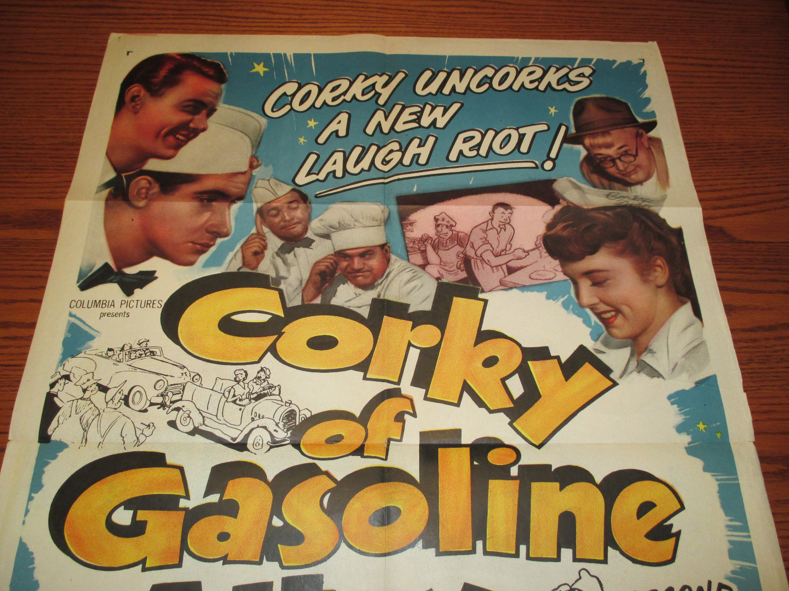 1951 CORKY OF GASOLINE ALLEY OneSheet Movie Poster GD+ 51/480 Scotty