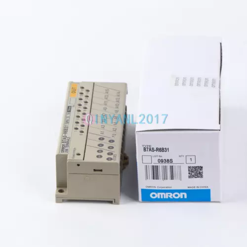 One New Omron B7AS-R6B31 B7ASR6B31 Link Terminals In Box