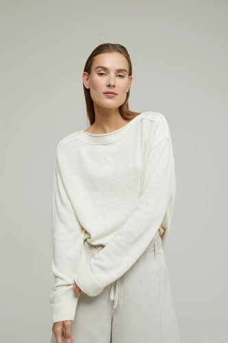 ✭ CLOSED ✭ Pullover ✭ Eco Leinen ✭ IVORY ✭ S ✭ wie NEU ✭