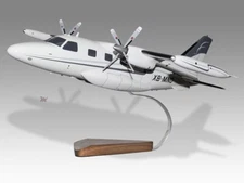 Mitsubishi MU2 Marquise XB-MNO Desk Wood Airplane New Model Large Scale 1/32