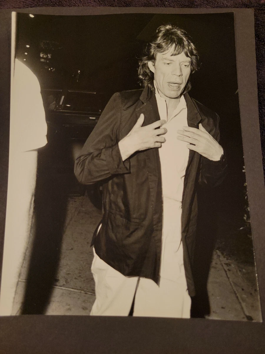 Mick Jagger, Rolling Stones VINTAGE PRESS PHOTO 7” x 9” 1985 #78 | eBay