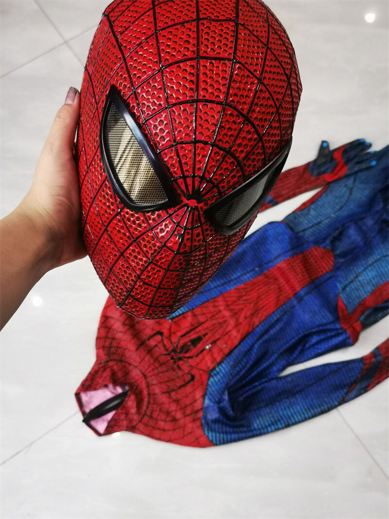 1:1 The Amazing Spiderman Maks Spider-man 3D Helmet Cosplay Props