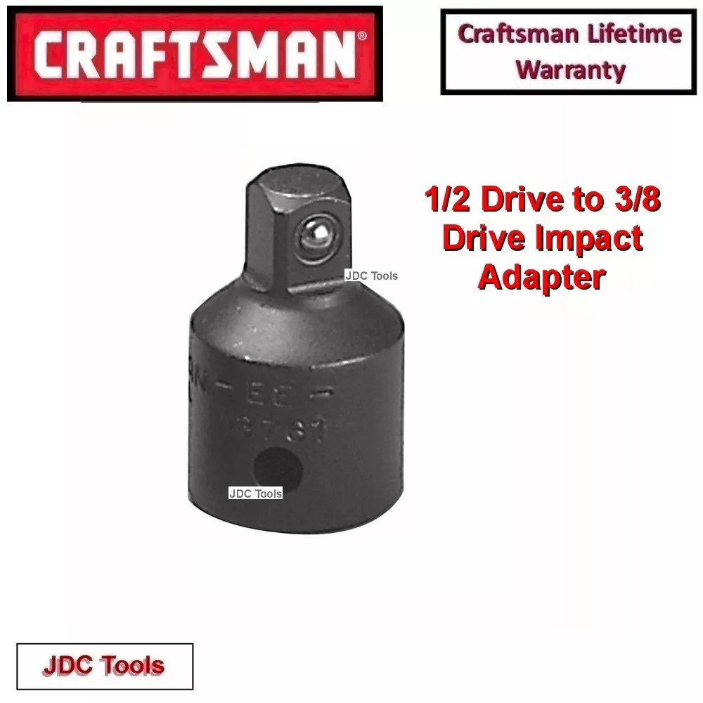 Craftsman Impact Adapter 1/2 Female to 3/8 Male 19494 | eBay