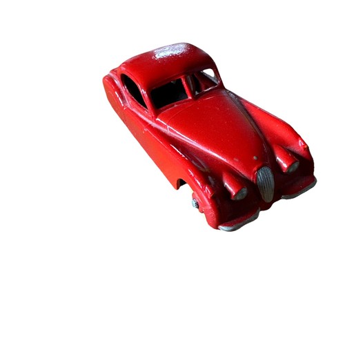 Dinky 157 Jaguar XK120 Coupe Red model made in England by Meccano Ltd - Picture 8 of 10