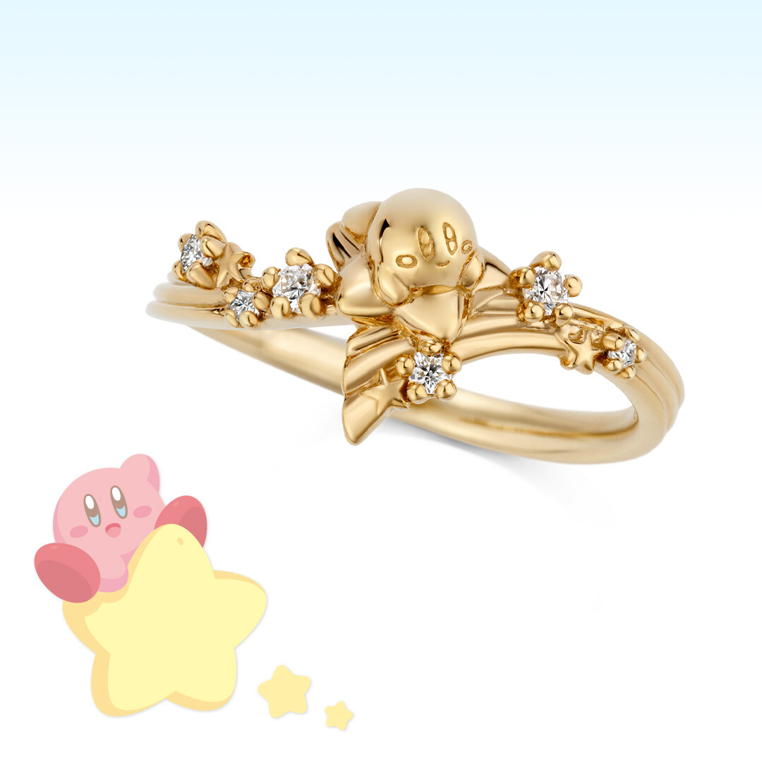 U-TREASURE Star Kirby Ring Twinkle Star Silver Pink Gold RKD