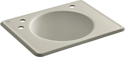 KOHLER Tandem Undermount laundry sink -3 faucet holes-K-6654-3LU-G9 SANDBAR